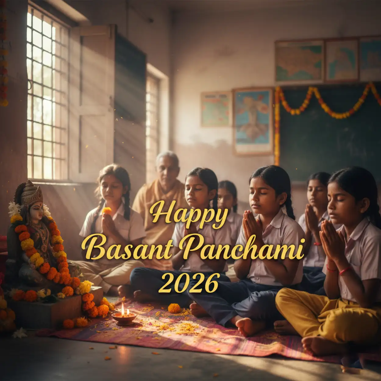 happy basant panchami 2026 education theme image