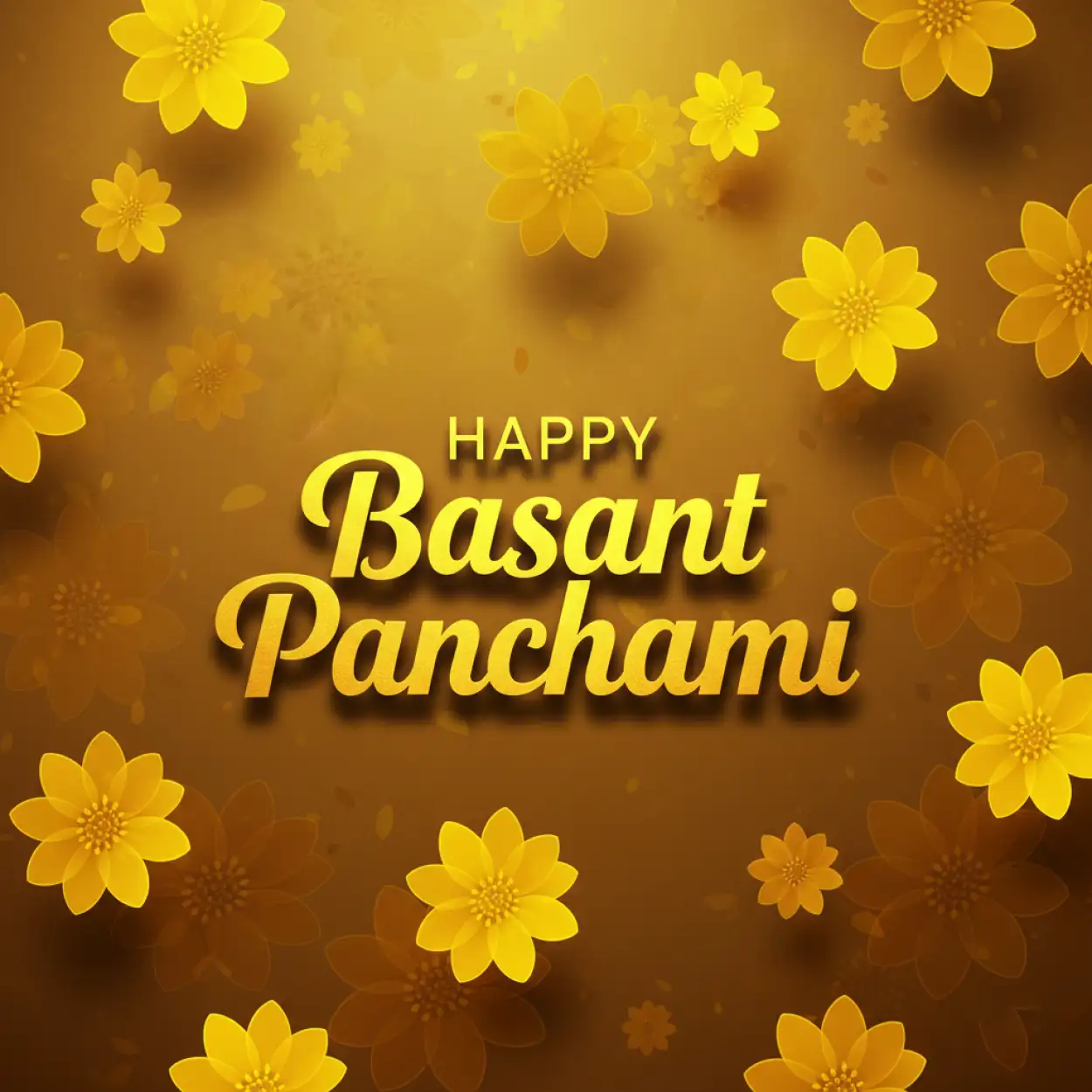 happy basant panchami wishes with flower words