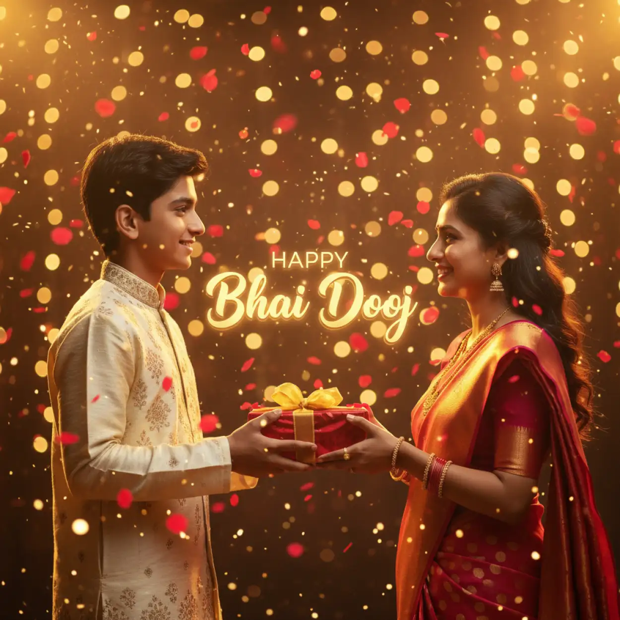 happy bhai dooj wishes in hindi text style