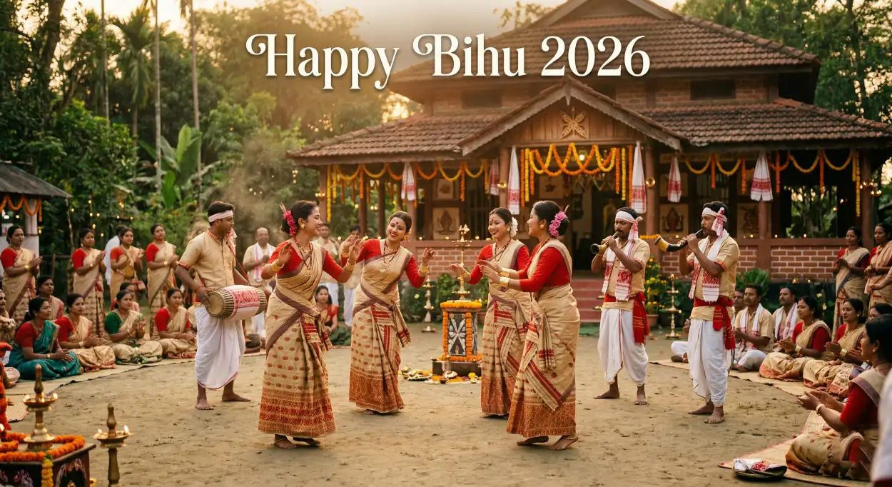 Free Download Happy Bihu 2026 Wishes Ai Image Prompt - High Quality Happy Bihu 2026 Wishes Image