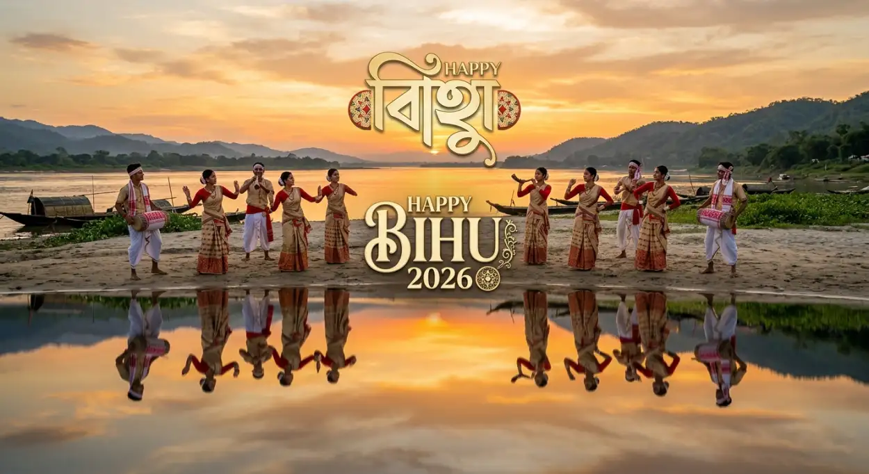 Free Download Happy Bihu 2026 Wishes Desktop Wallpaper - High Quality Happy Bihu 2026 Wishes Image