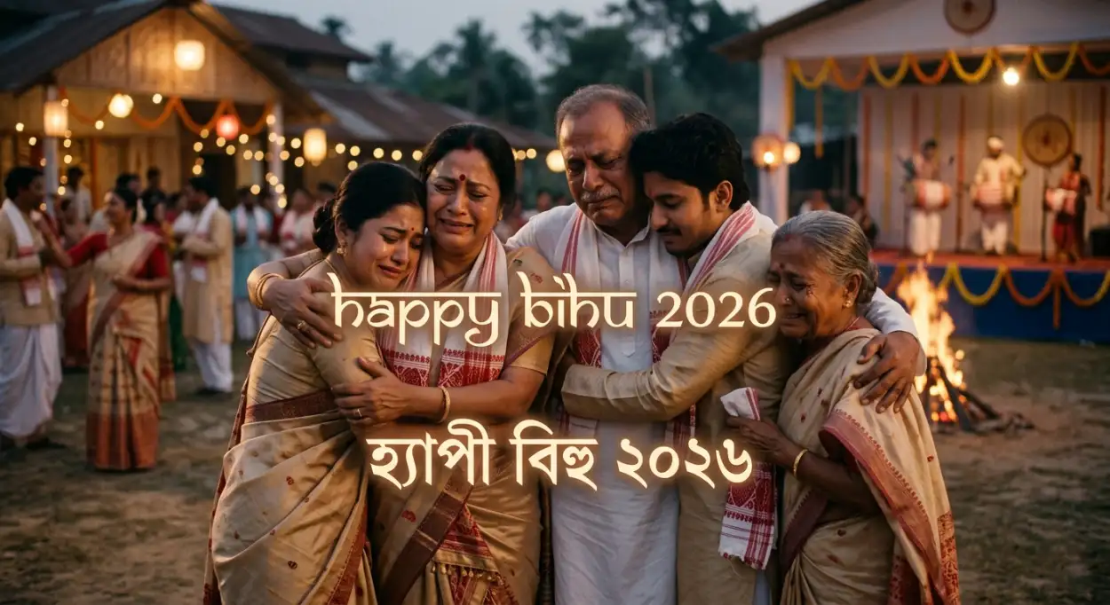 Free Download Happy Bihu 2026 Wishes Editable Psd Design - High Quality Happy Bihu 2026 Wishes Image