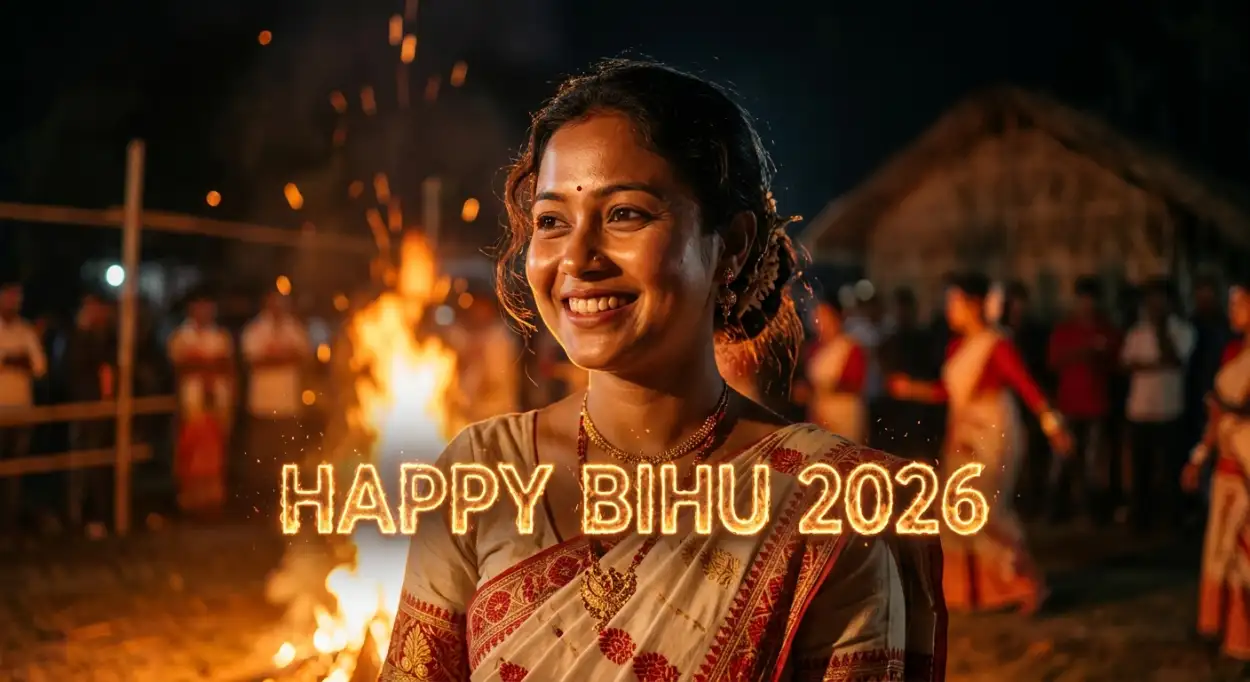 Free Download Happy Bihu 2026 Wishes For Students - High Quality Happy Bihu 2026 Wishes Image