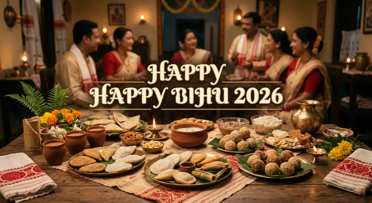Free Download Happy Bihu 2026 Wishes Gif Images - High Quality Happy Bihu 2026 Wishes Image