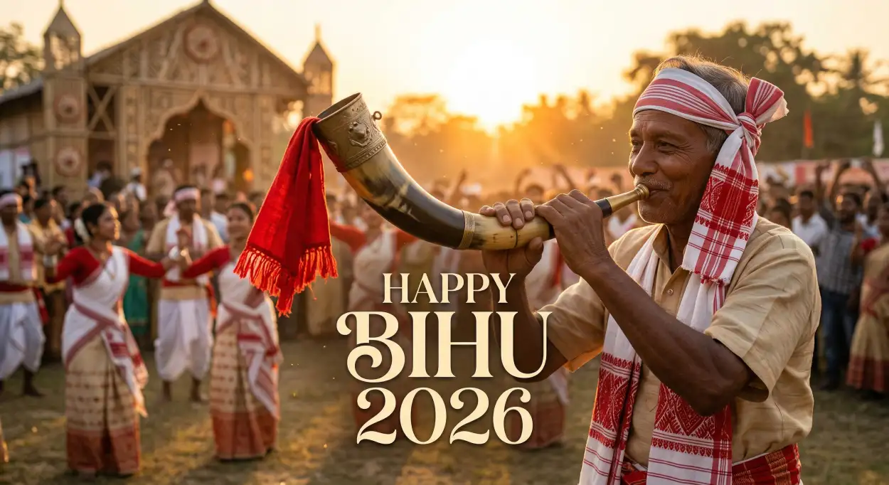 Free Download Happy Bihu 2026 Wishes Leonardo Ai Prompt - High Quality Happy Bihu 2026 Wishes Image