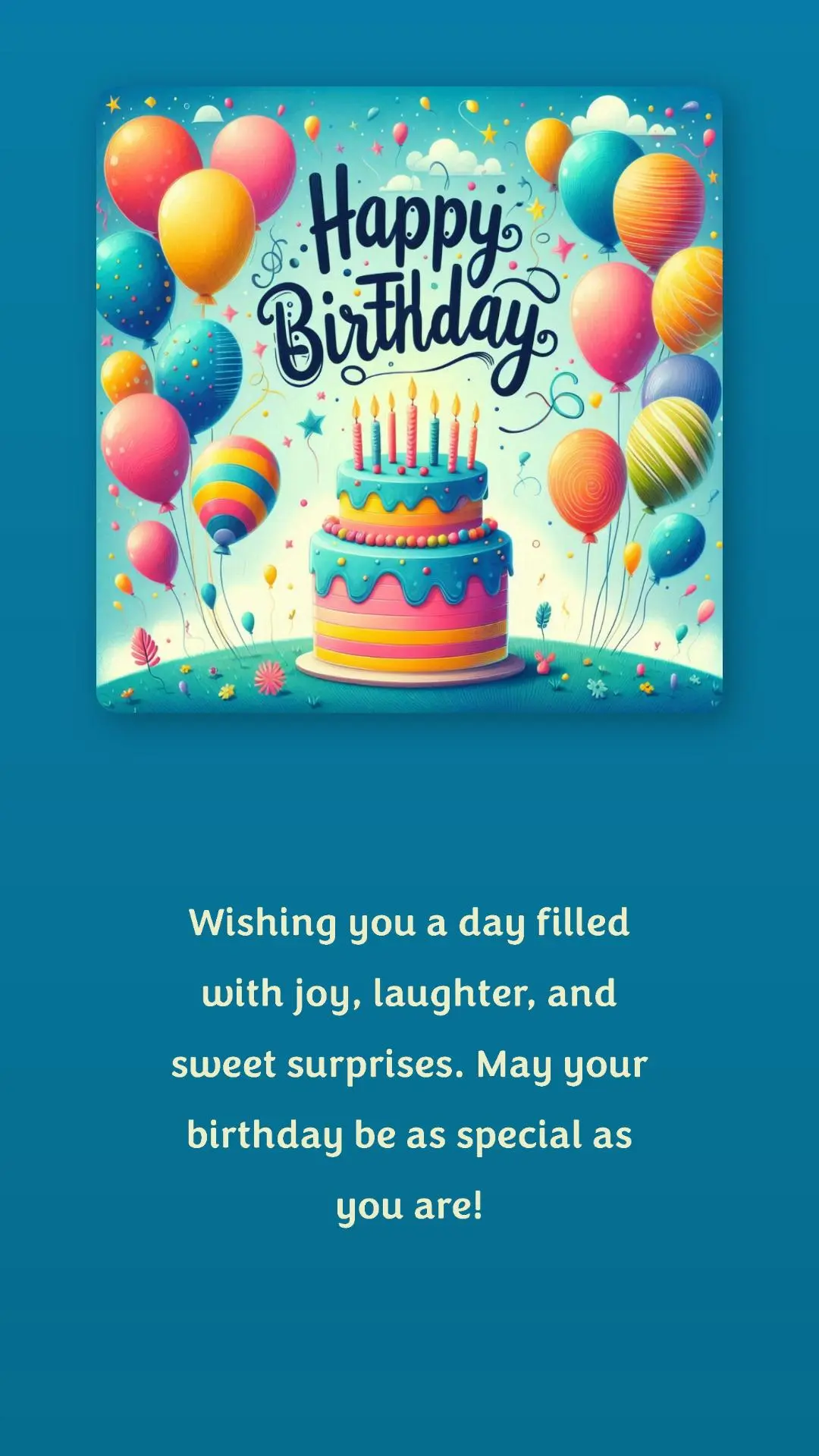 happy birthday with message