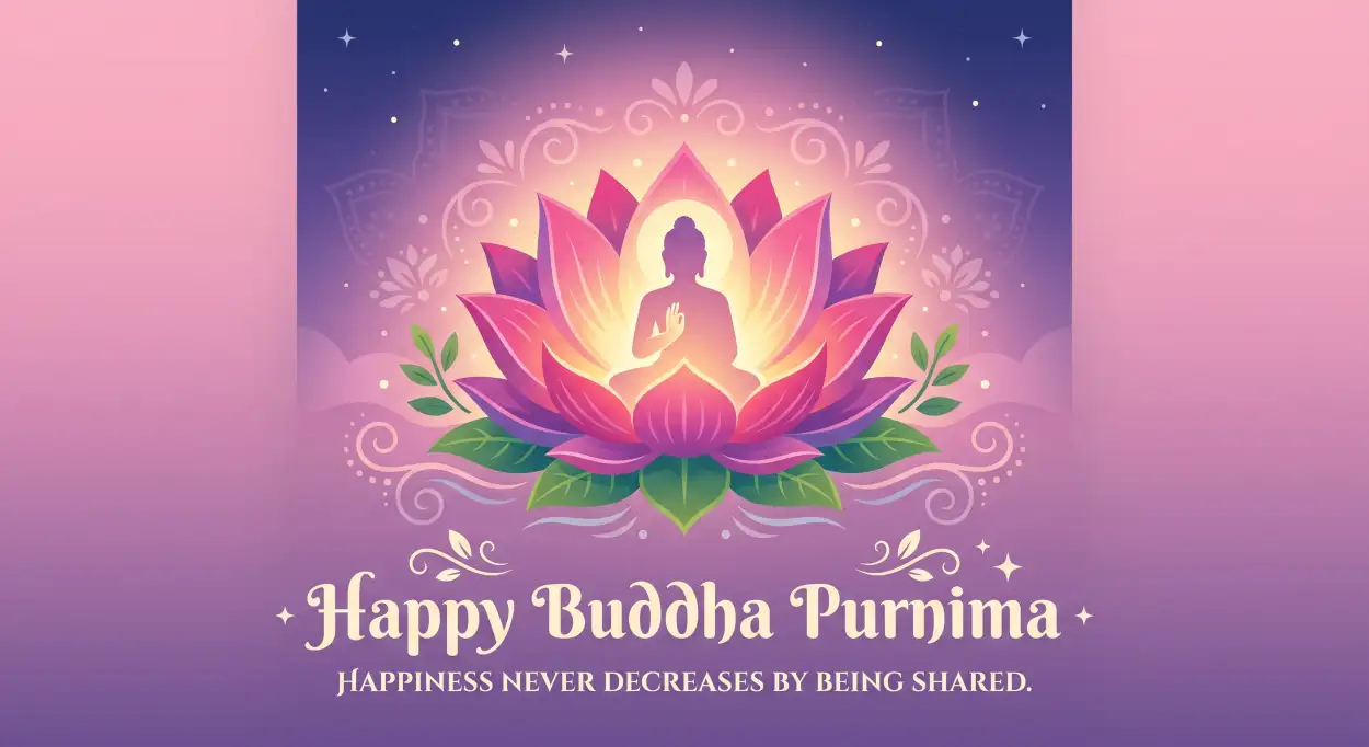 Free Download Happy Buddha Purnima 2026 Banner Images Free - High Quality Happy Buddha Purnima Wishes 2026 Image