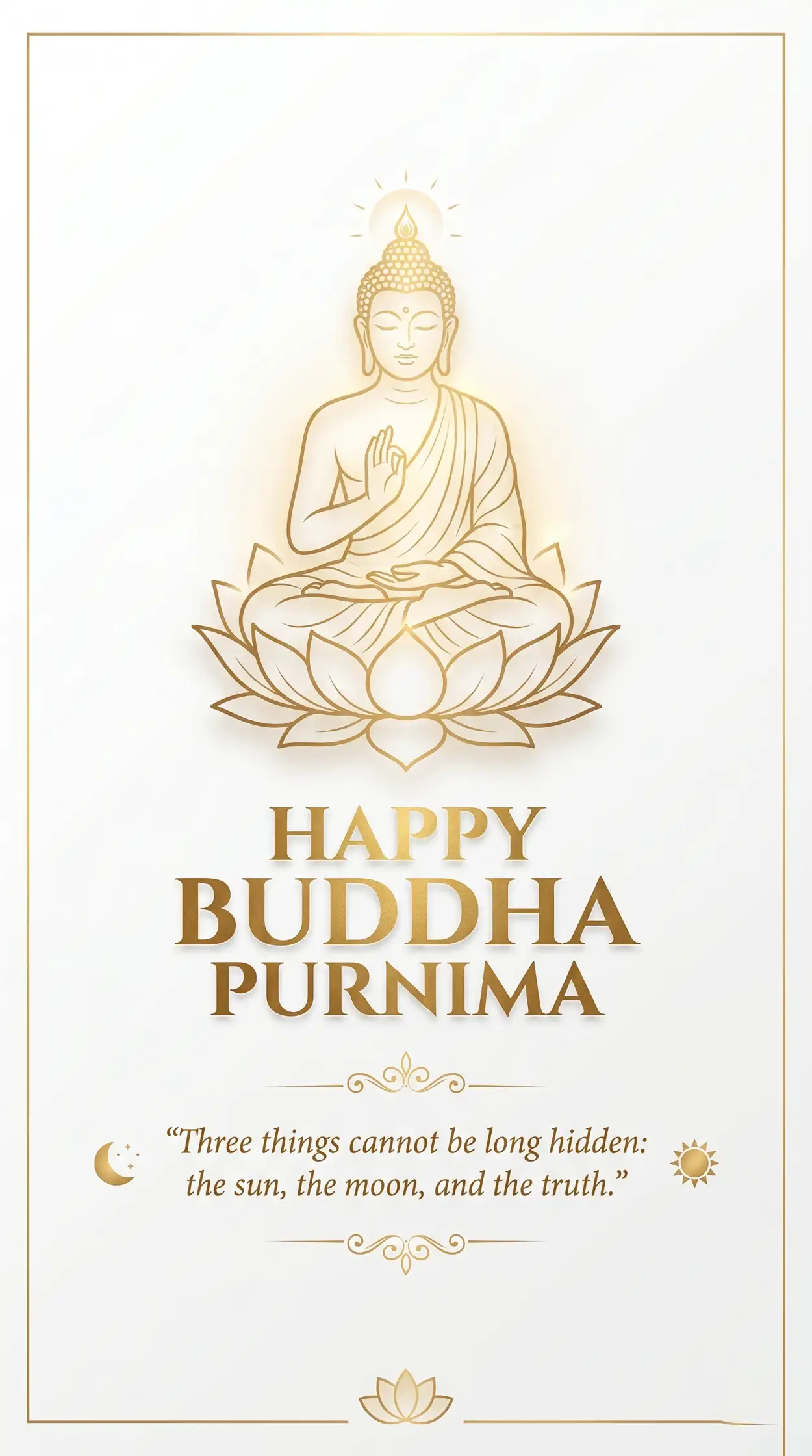 Free Download Happy Buddha Purnima 2026 Poster Design Ideas - High Quality Happy Buddha Purnima Wishes 2026 Image