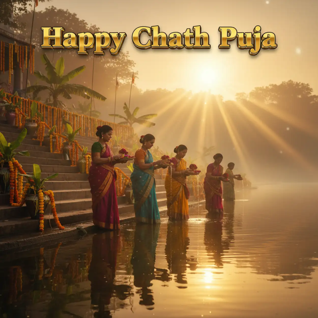 happy chhath puja 2025 8k hdr wallpaper free download