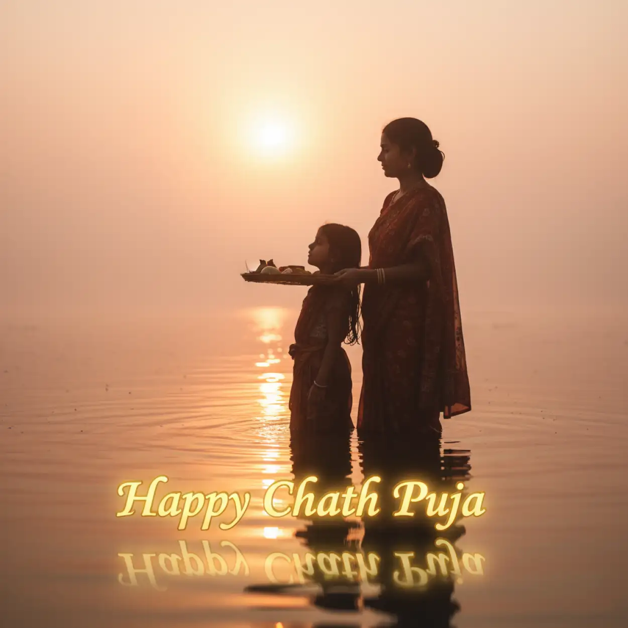 happy chhath puja 2025 transparent png for photoshop