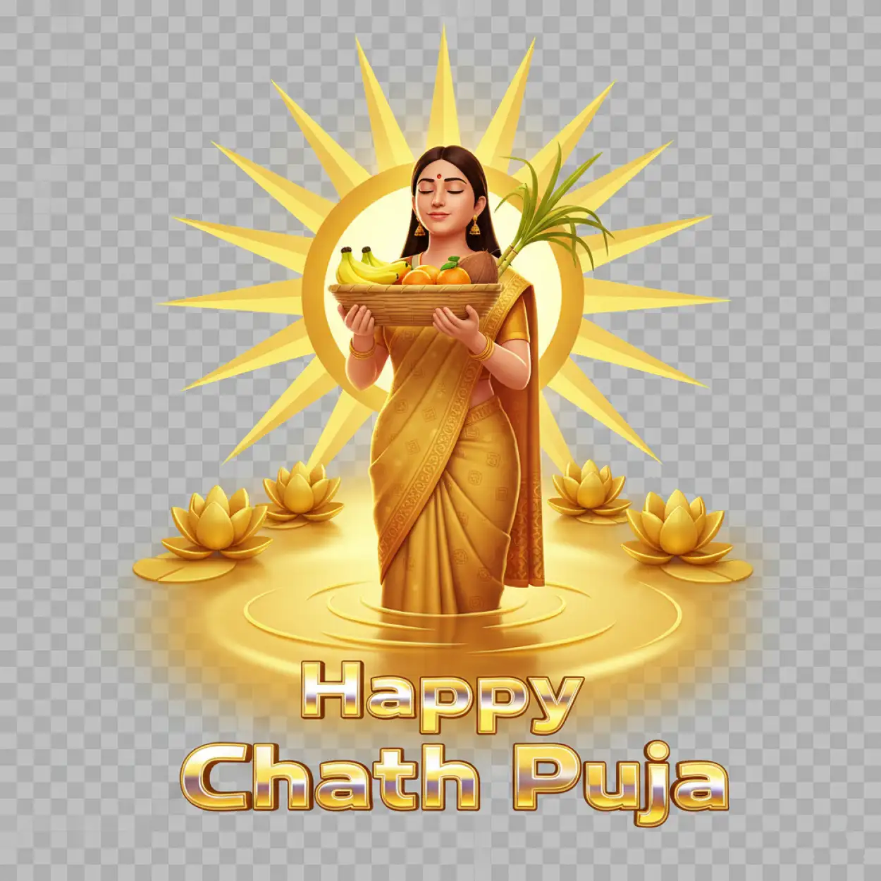 Happy Chhath Puja Banner Background HD - Royalty Free Happy Chhath Puja Image | Pngmagic Free Download Happy Chhath Puja Banner Background HD - High Quality Happy Chhath Puja Background