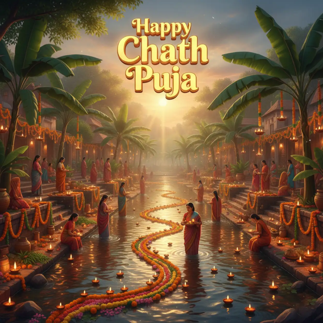 Happy Chhath Puja Greetings With Name Edit Online - Royalty Free Happy Chhath Puja Greetings Image | Pngmagic Free Download Happy Chhath Puja Greetings With Name Edit Online - High Quality Happy Chhath Puja Greetings Background