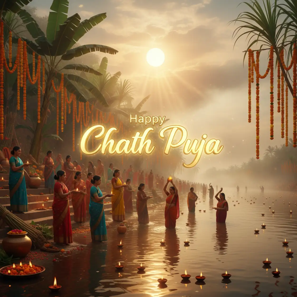 Happy Chhath Puja Photo Editing Background - Royalty Free Happy Chhath Puja Image | Pngmagic Free Download Happy Chhath Puja Photo Editing Background - High Quality Happy Chhath Puja Background