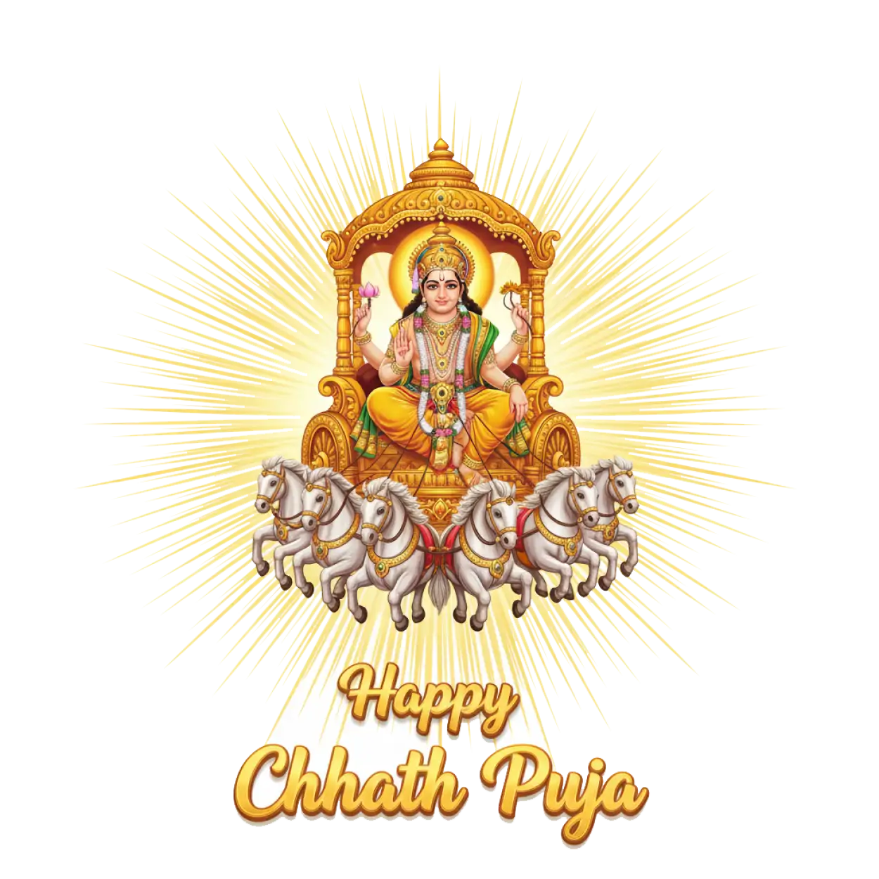 Free Download Happy Chhath Puja Png Design Hd - High Quality Happy Chhath Puja Png PNG Image