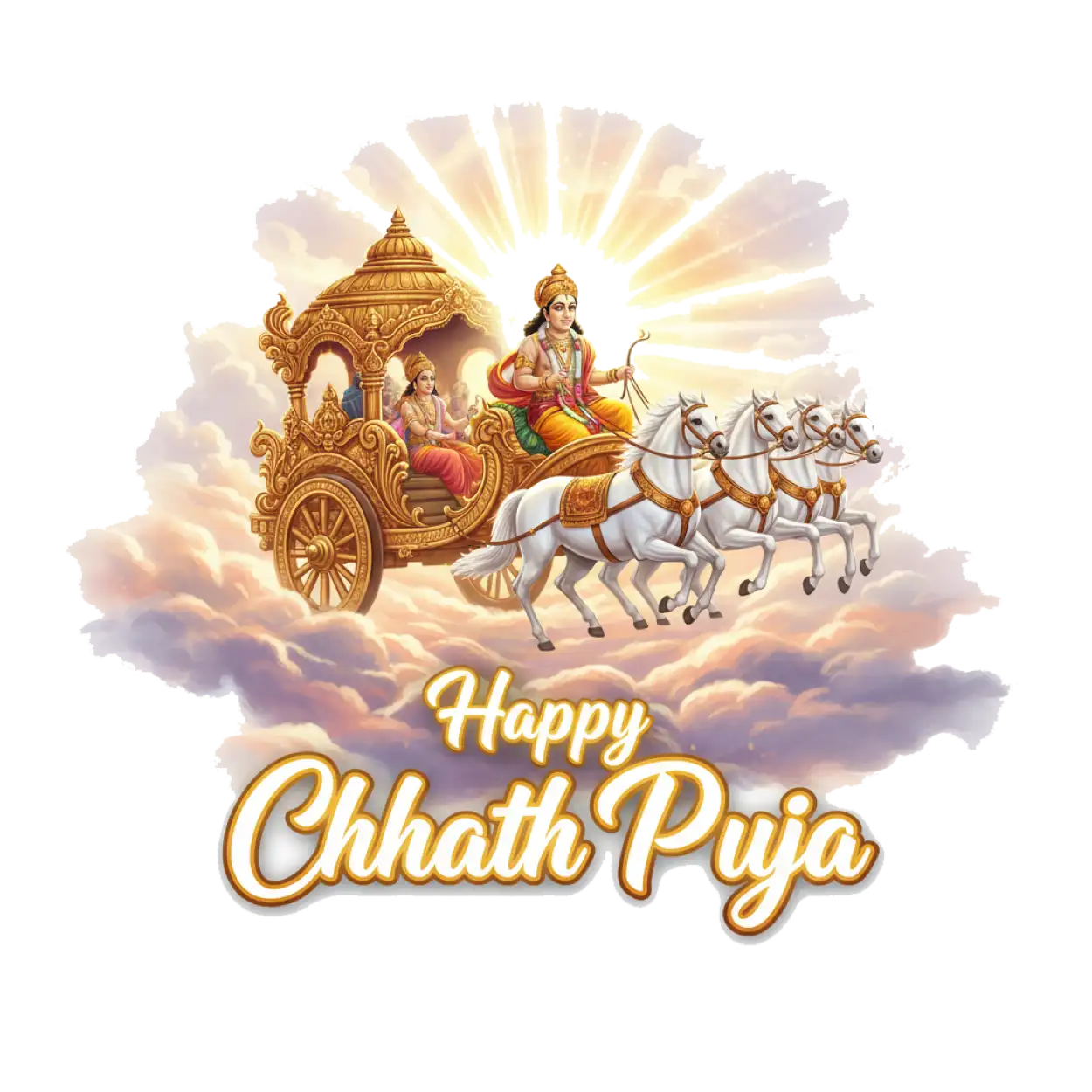 Free Download Happy Chhath Puja Png For Festival Greeting - High Quality Happy Chhath Puja Png PNG Image