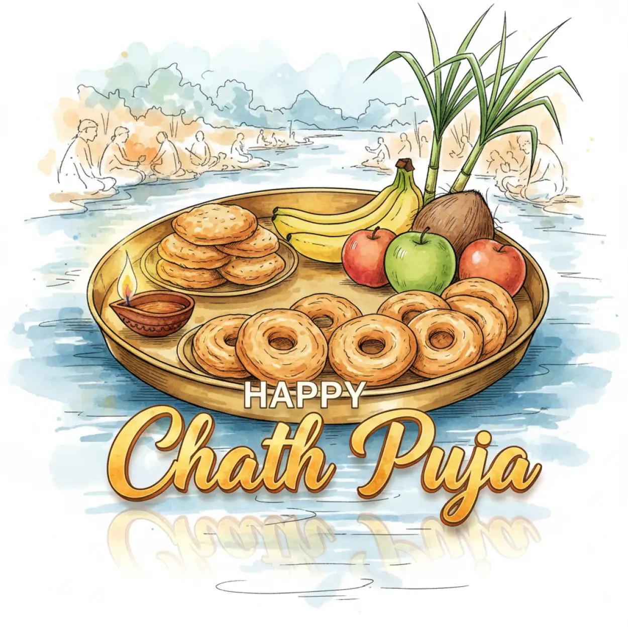 Happy Chhath Puja Transparent PNG Images - Royalty Free Happy Chhath Puja Image | Pngmagic Free Download Happy Chhath Puja Transparent PNG Images - High Quality Happy Chhath Puja PNG Image