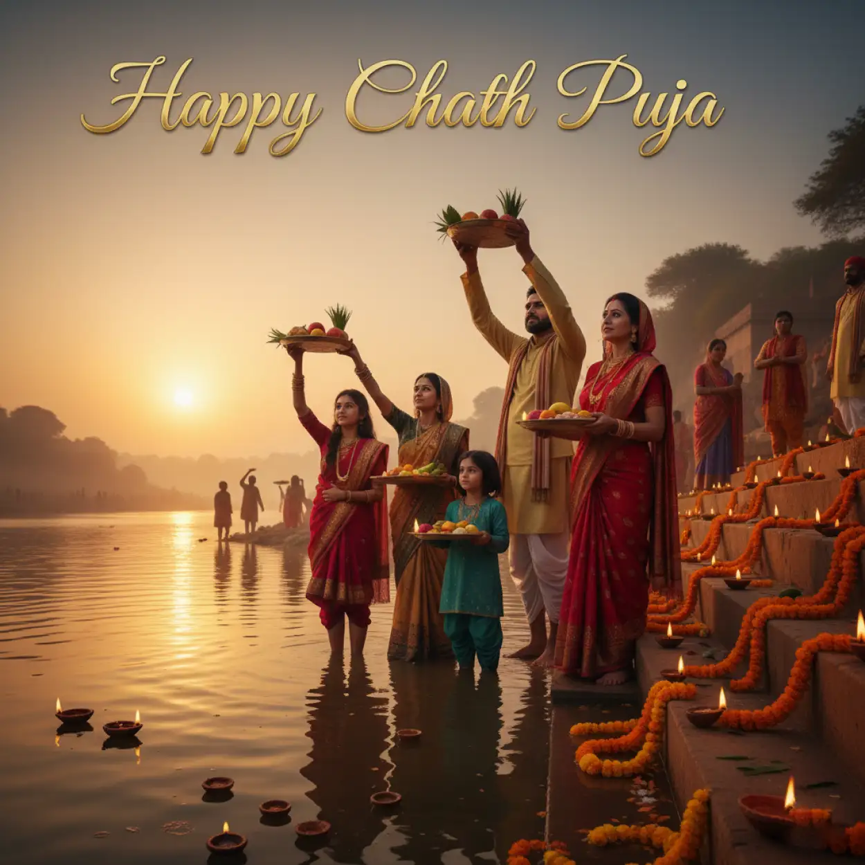 Free Download Happy Chhath Puja Wishes For Whatsapp Status - High Quality Happy Chhath Puja Wishes Background