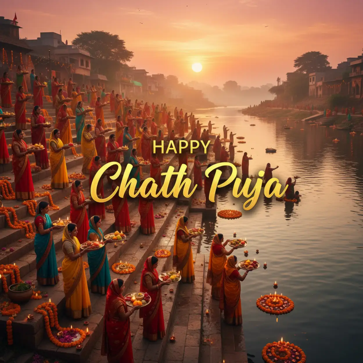 Free Download Happy Chhath Puja Wishes In Bhojpuri - High Quality Happy Chhath Puja Wishes Background