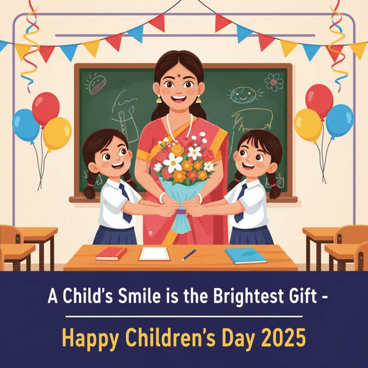 happy childrens day 2025 wishes from principal