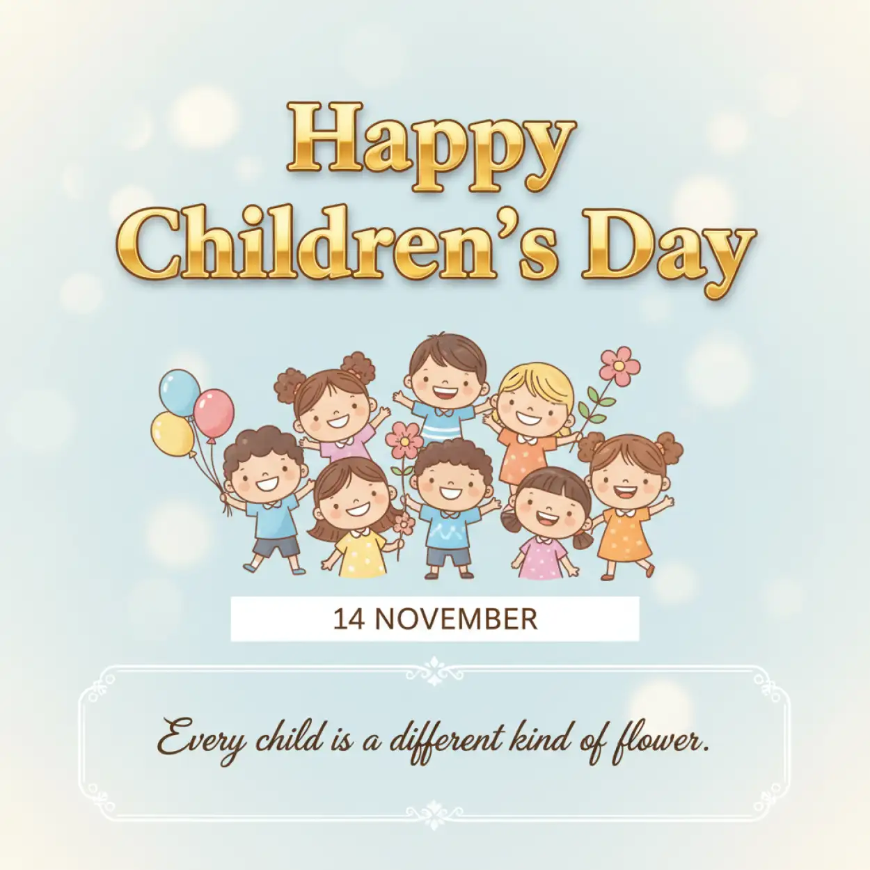 Free Download Happy Childrens Day Animation Images - High Quality Happy Childrens Day Background