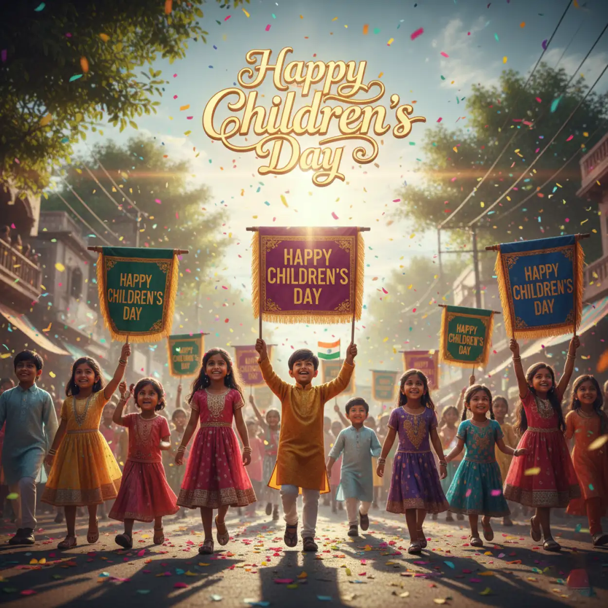 happy childrens day facebook cover photo
