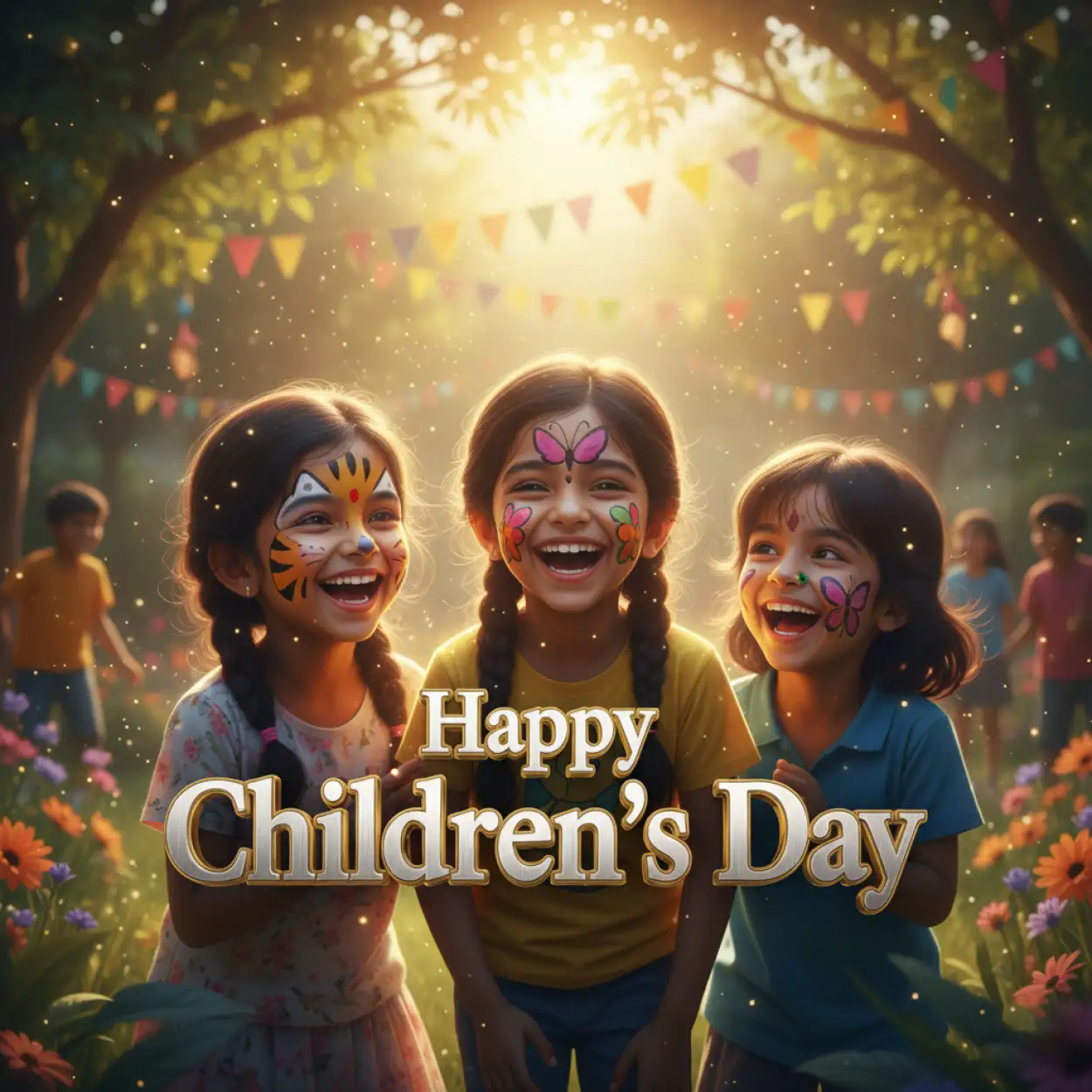 Happy Childrens Day Message With Beautiful Photo - Royalty Free Happy Childrens Day Image | Pngmagic Free Download Happy Childrens Day Message With Beautiful Photo - High Quality Happy Childrens Day Background