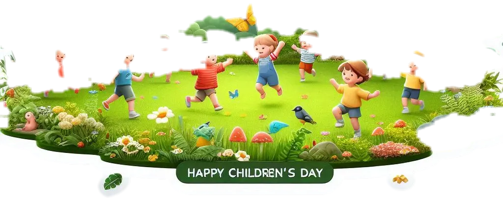 happy childrens day png for banners