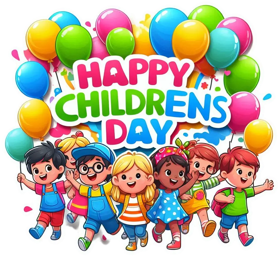 happy childrens day png with quotes