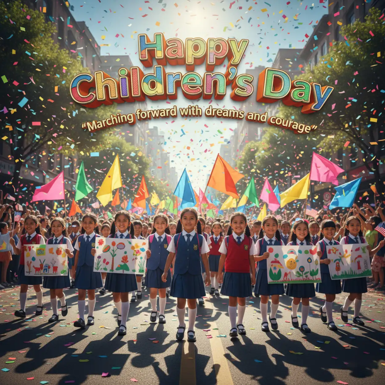 happy childrens day quotes for school competition