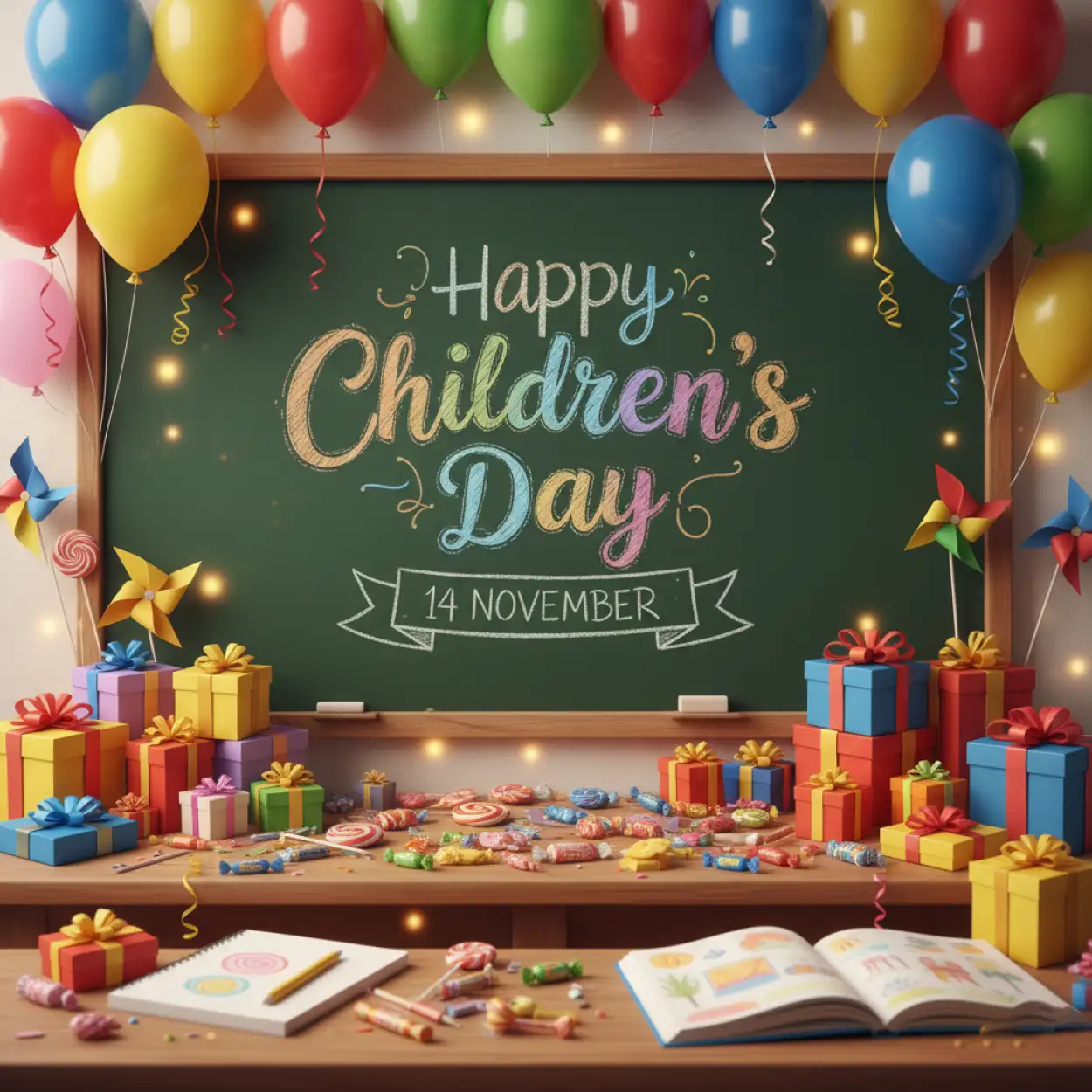 Free Download Happy Childrens Day Wishes From Teacher To Students - High Quality Happy Childrens Day Background