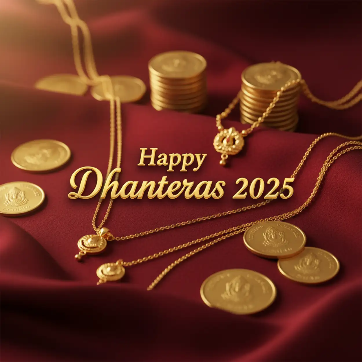 happy dhanteras 2025 images with name edit