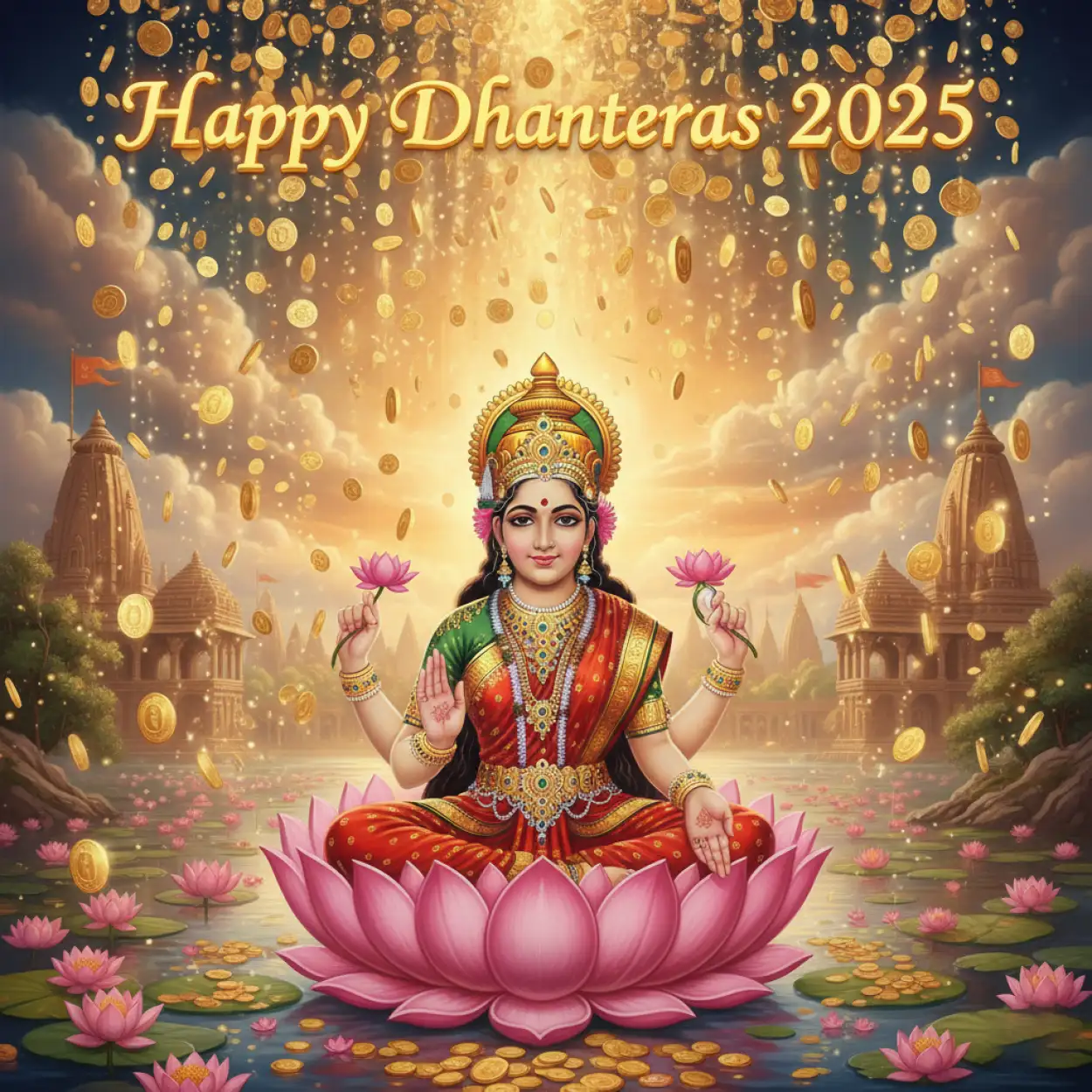 happy dhanteras 2025 puja decoration ideas