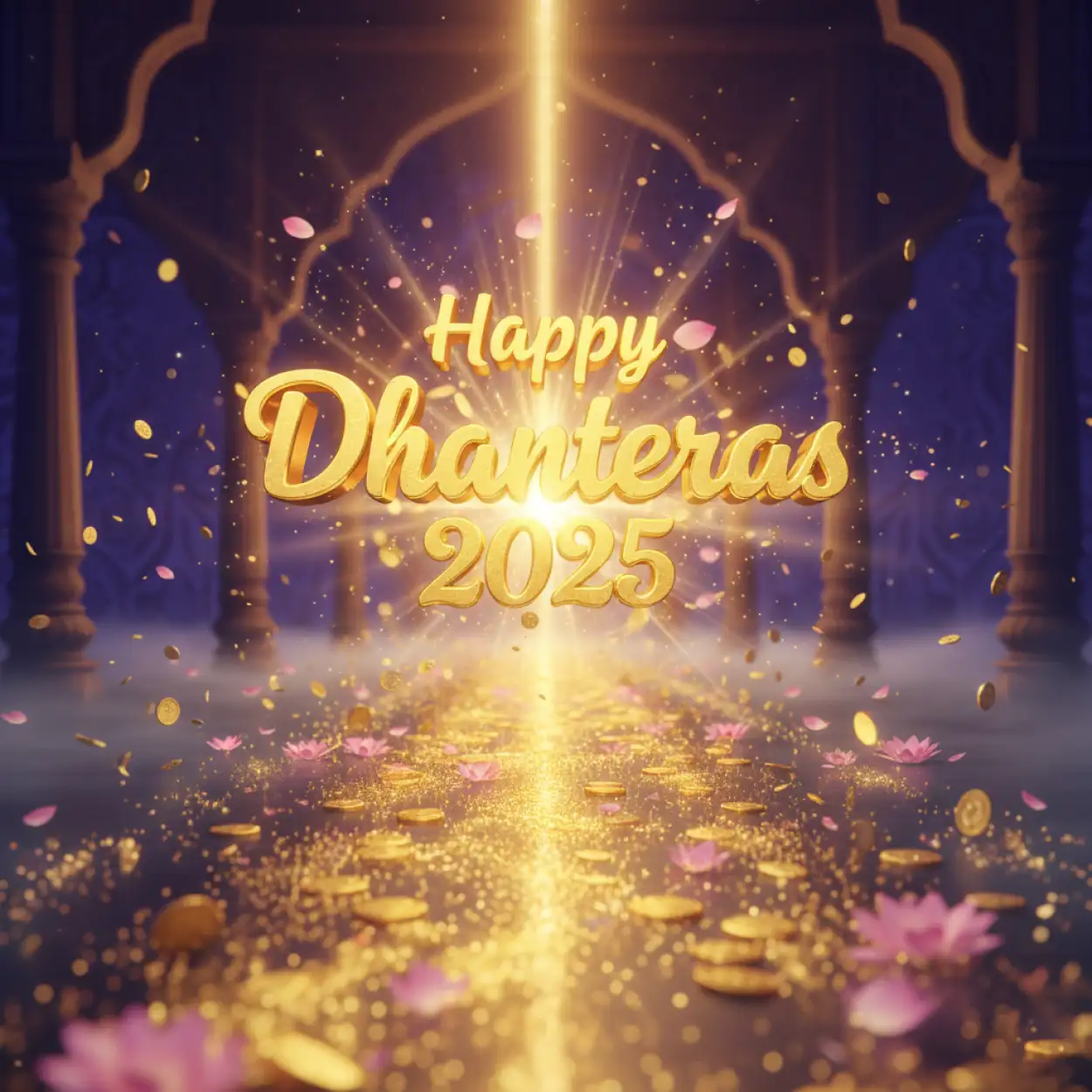 happy dhanteras 2025 wishes for whatsapp dp