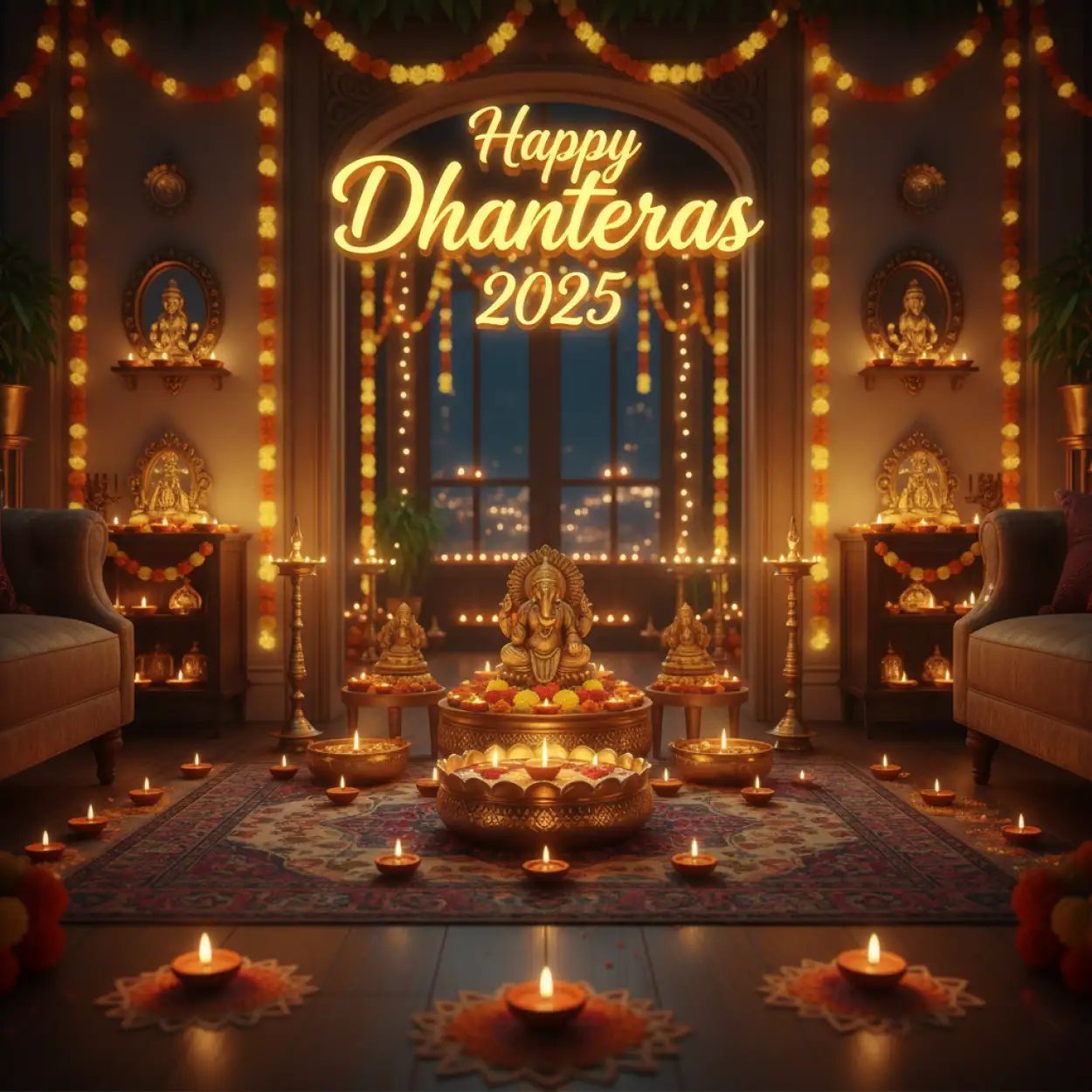 Happy Dhanteras 2025 Wishes With Diya And Coins - Royalty Free Happy Dhanteras 2025 Image | Pngmagic Free Download Happy Dhanteras 2025 Wishes With Diya And Coins - High Quality Happy Dhanteras 2025 Background