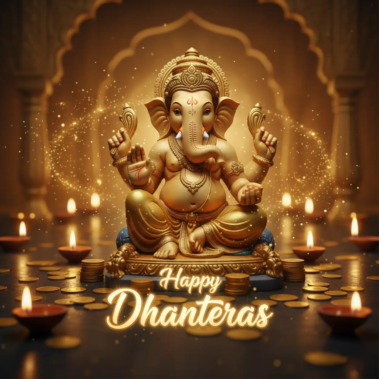 Free Download Happy Dhanteras Facebook Post Caption In Hindi - High Quality Happy Dhanteras Background