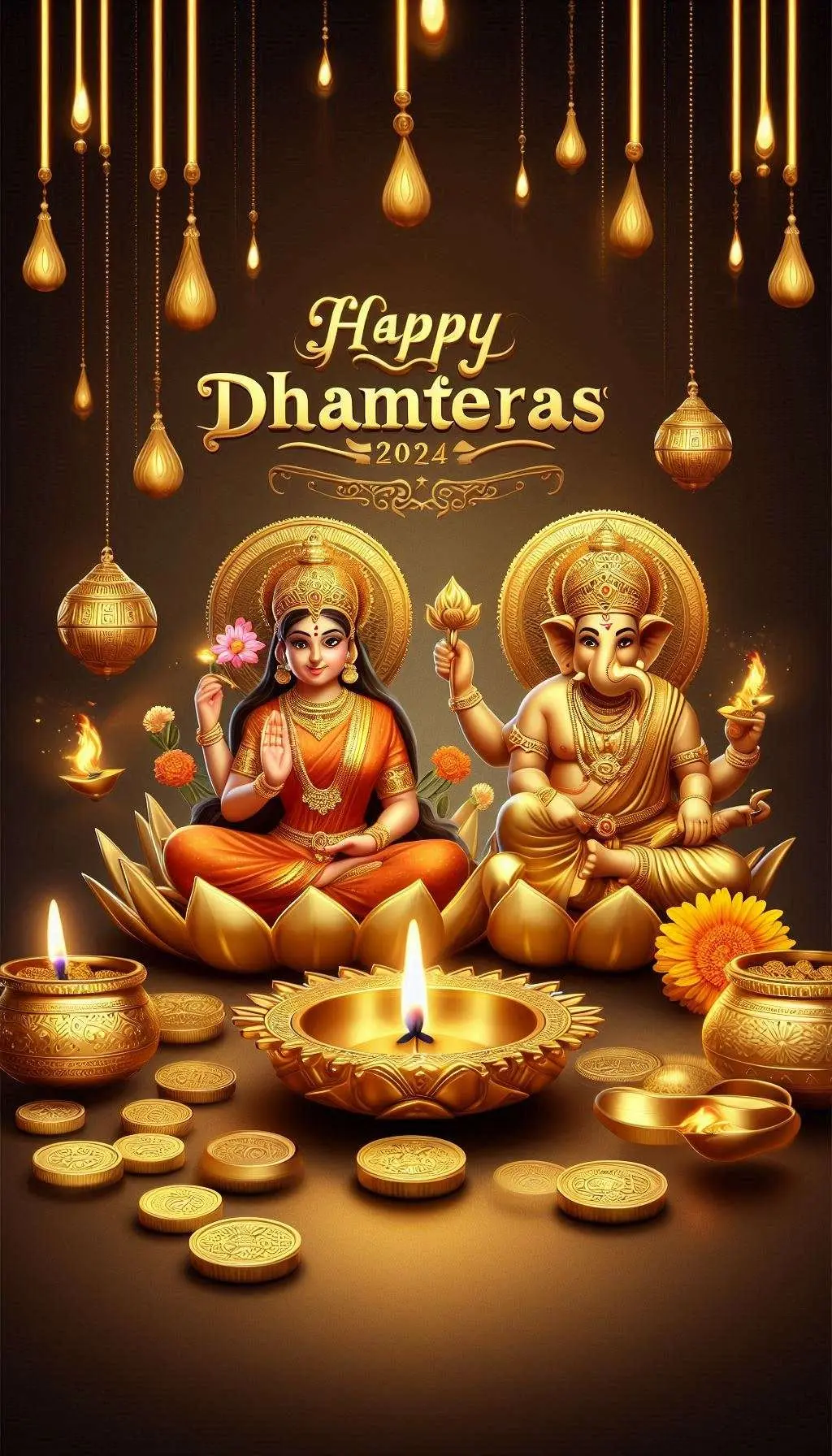 happy dhanteras lakshmi puja images