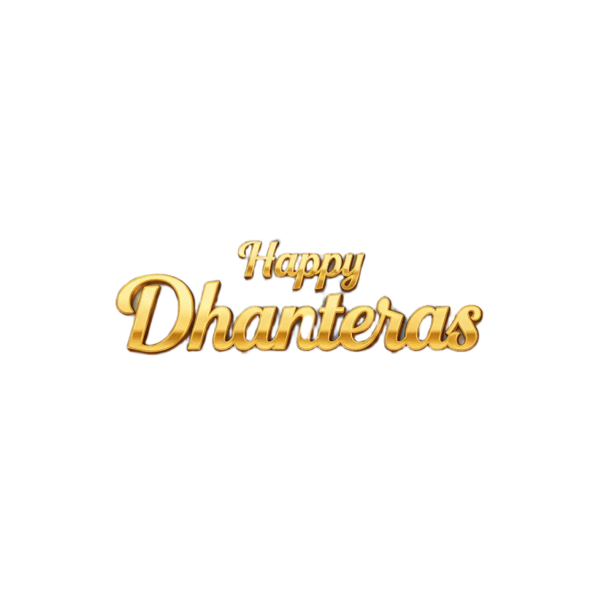 happy dhanteras png for canva and poster template