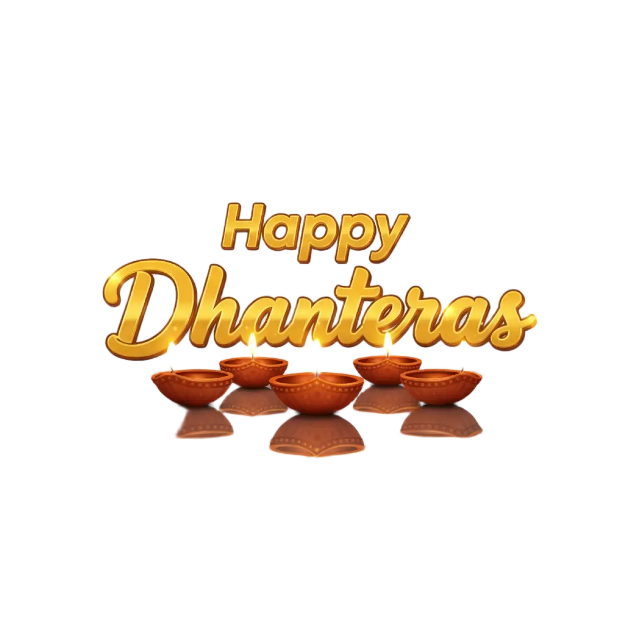 happy dhanteras png for festive wishes post