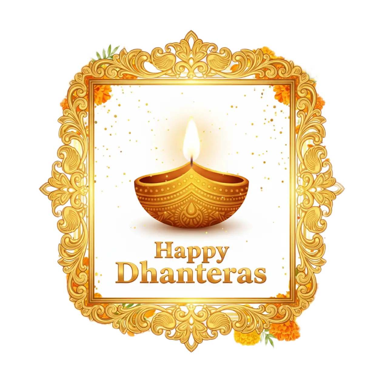 happy dhanteras png for poster design