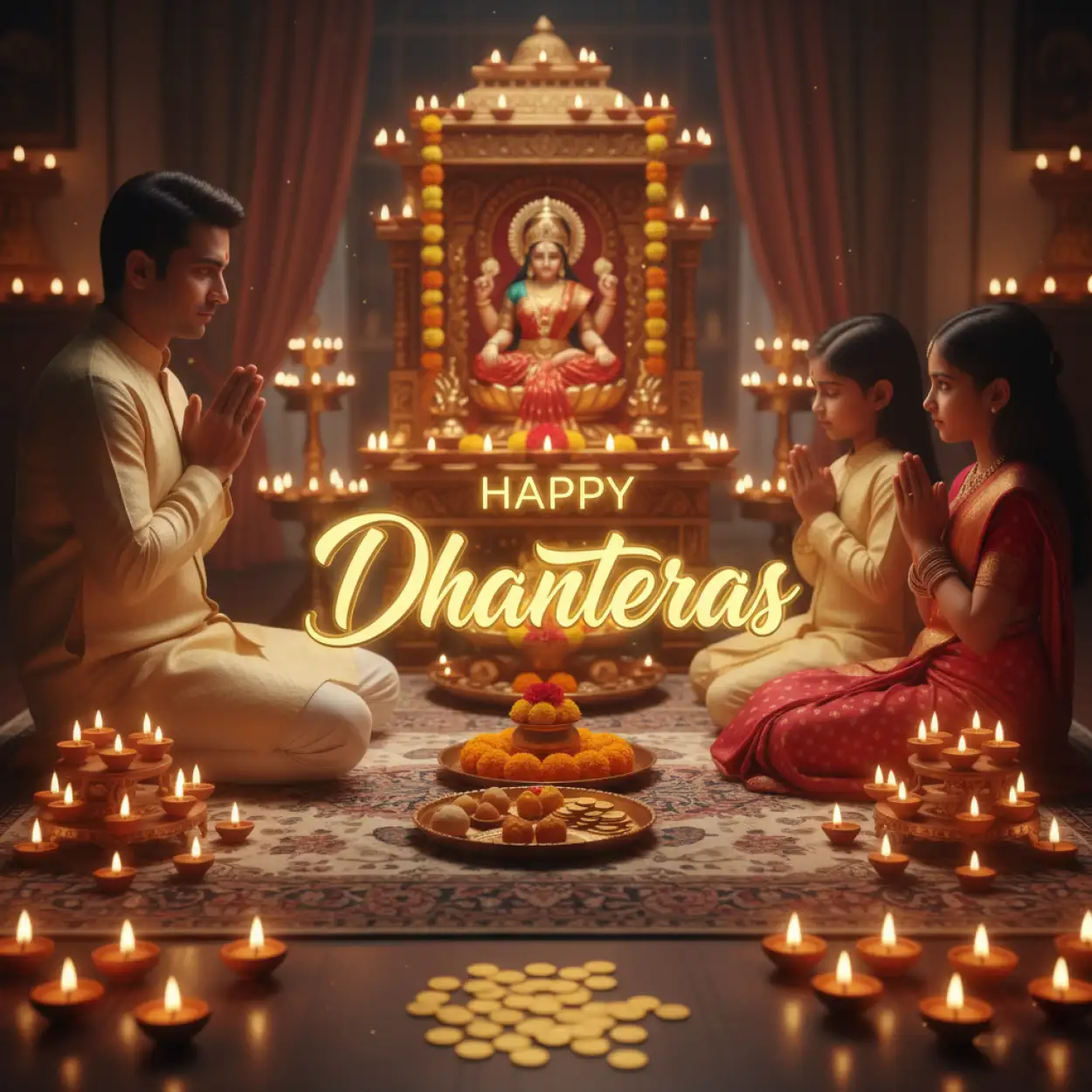 Free Download Happy Dhanteras Shayari In Hindi For Friends - High Quality Happy Dhanteras Background