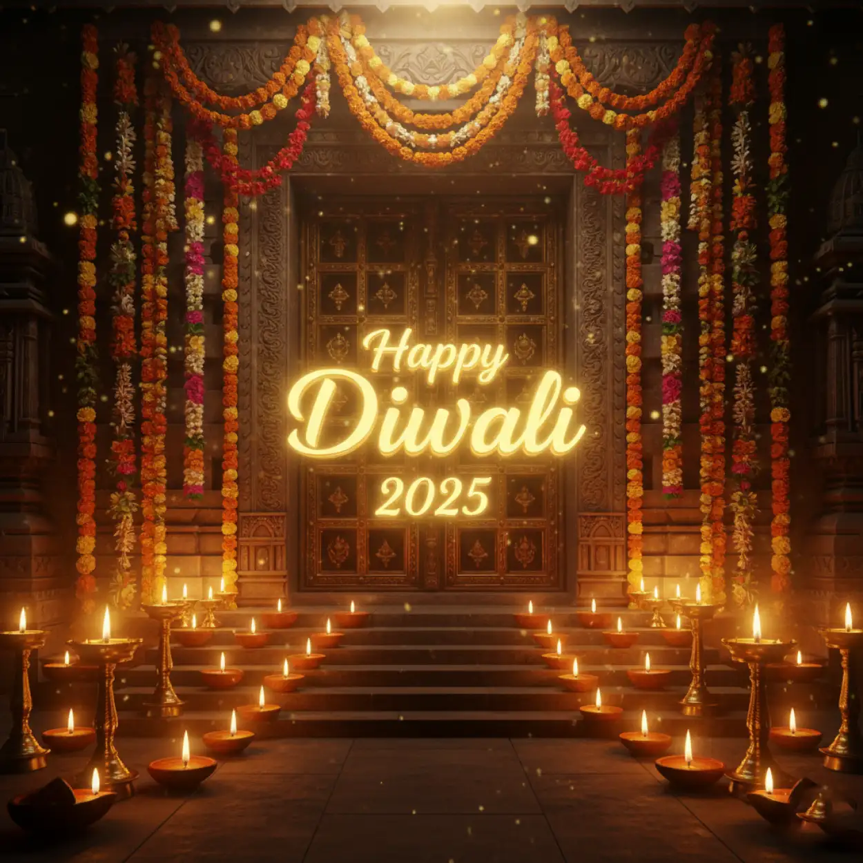 happy diwali 2025 diya lighting images