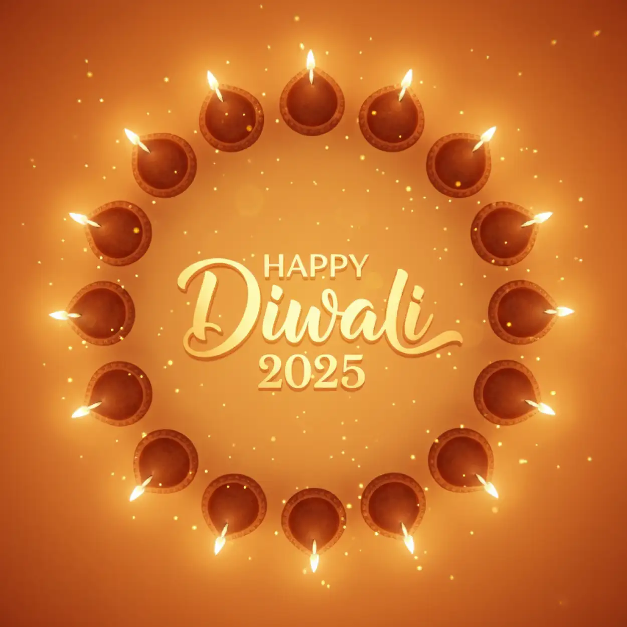 happy diwali 2025 vector background free download