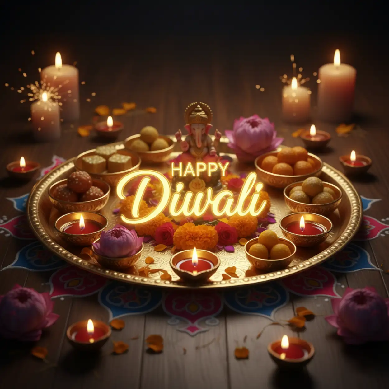 Free Download Happy Diwali Invitation Card Template Free - High Quality Happy Diwali Background