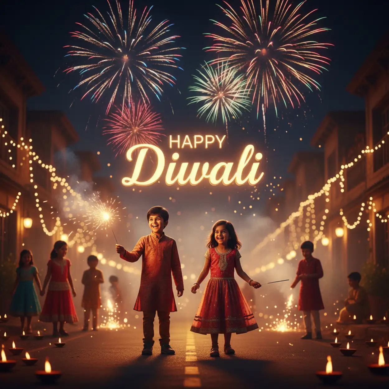 Free Download Happy Diwali Wishes For Brother And Sister - High Quality Happy Diwali Background