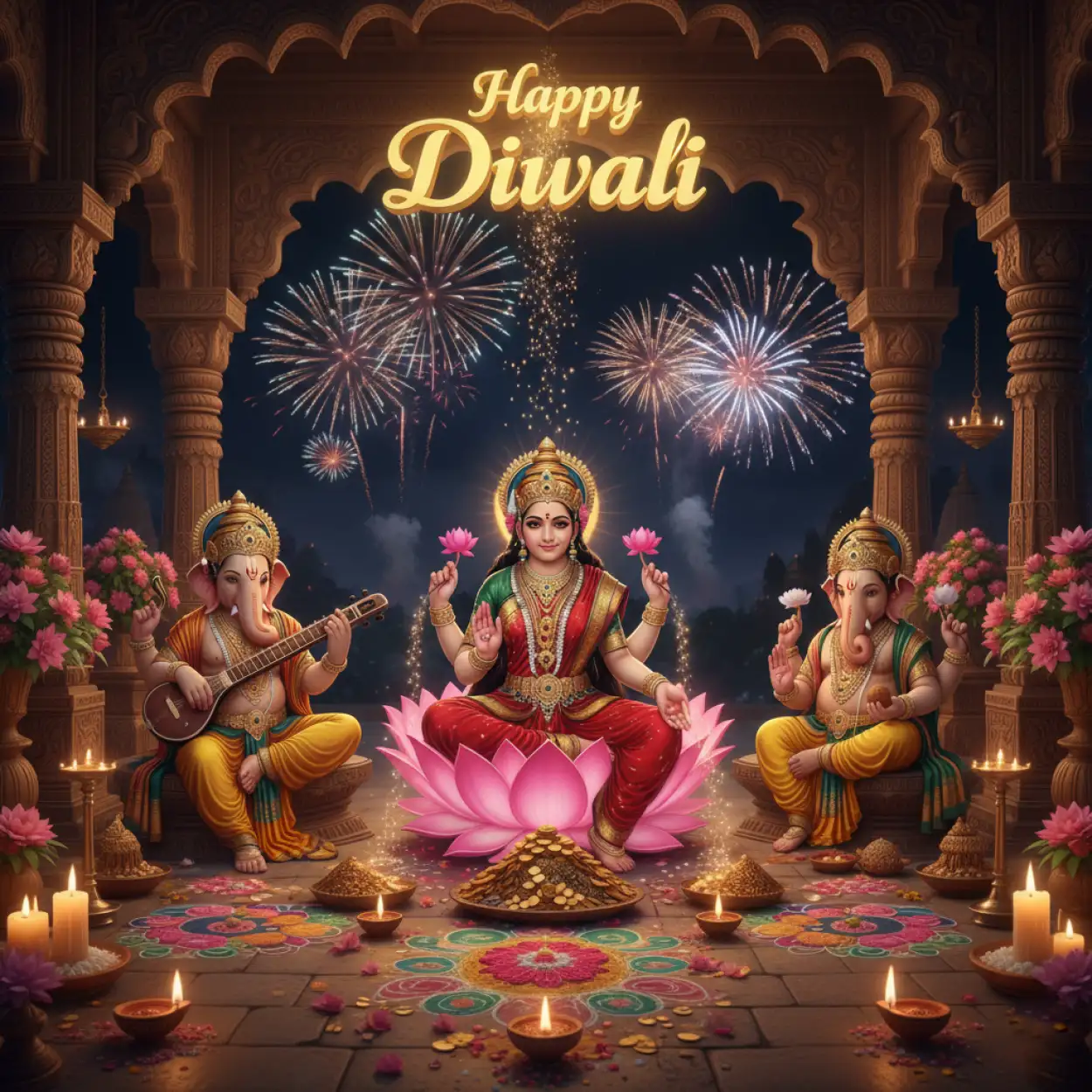 Free Download Happy Diwali Wishes In Punjabi Language - High Quality Happy Diwali Background
