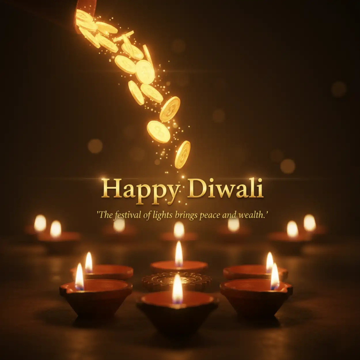 happy diwali wishes with peace and joy quotes