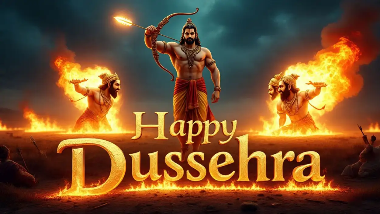 happy dussehra social media banner