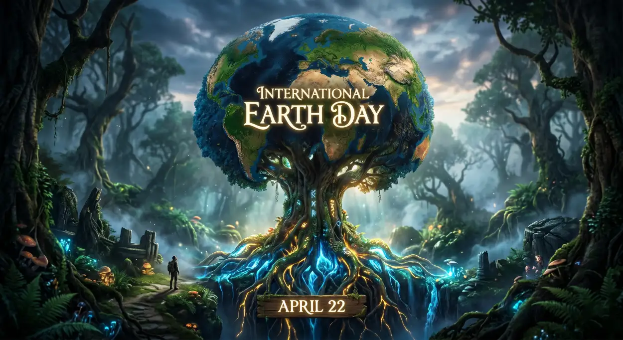 Free Download Happy Earth Day 2026 Wishes In English - High Quality International Earth Day 2026 Image