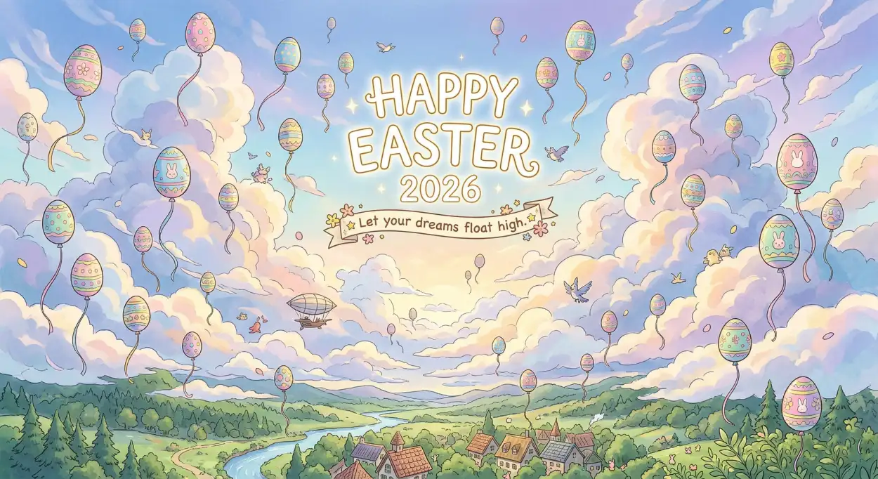Free Download Happy Easter 2026 Messages In English - High Quality Happy Easter 2026 Image
