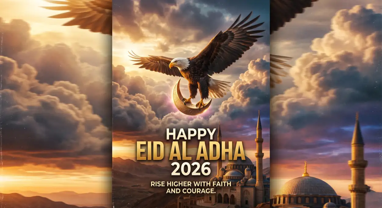 Free Download Happy Eid Al Adha Message Quotes 2026 - High Quality Happy Eid Al Adha With Quotes Image